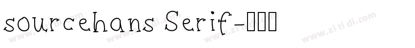 sourcehans Serif字体转换
